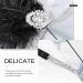 Zoestar Feather Headbands Crystal Tassel 1920s Headpiece Great Gatsby Accessories Flapper Headband Party Hair Jewelry for Women (Black) - Buy Online on GoSupps.com
