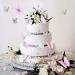 60 Blue Purple Butterfly Cake Toppers with Happy Birthday Topper | 3D Mixed Size Color Decoration Set for Birthday & Wedding Party Supplies - Buy Online on GoSupps.com