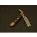 Buy Beautiful Damascus Steel Cut Throat Razor - Handmade Barber Shaving Knife Z-109 | International Shipping Available - Buy Online on GoSupps.com