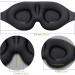 Soft Black Sleep Mask for Men & Women - Light Blocking Eye Cover for Travel & Daily Use - Buy Online on GoSupps.com