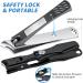 NiHome Heavy Duty Nail Clippers for Thick Hard Nails Set of 2 Wide Opening & Slanted Curved Blade Precision Ingrown Toenail Clippers Extended Anti-Slip Handles and Ultra Sharp Stainless-Steel Blades - Buy Online on GoSupps.com