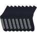 Unisex Diabetic Comfort Slipper Socks 9 Pairs 9-11 Black - Personal Touch - Buy Online on GoSupps.com