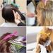 Professional Hairdresser Clips - 12PC Plastic Hair Clips Set | Black & Colorful Combi-Clip Hair Terminals for Women - International Shipping Available - Buy Online on GoSupps.com