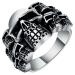 Aotiwe Rings for Men Unusual Men's Rings Large Skull Silver Gifts for Men 62 (19.7)