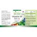 Fairvital | Vitamin D3 500 IU - box of 100 days - Highly dosed - 100 caps - cholecalciferol - Buy Online on GoSupps.com
