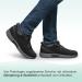 Orthofeet Yari Men's Slip-in Sneaker - Hands-Free Black Orthopedic Shoes EU 44 Wide Ideal for Comfort & Support - Buy Online on GoSupps.com