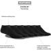 adidas Men's Athletic Cushioned No Show Socks (6-Pack) - Large Black/Aluminum - Buy Online on GoSupps.com