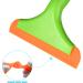 Gomake Small Silicone Squeegee - Shower, Auto, Glass, Bathroom & Car Cleaning - Green & Orange - Buy Online on GoSupps.com