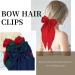 Cinaci 8 Pieces Silky Satin Big Hair Bows for Women Girls Teens Fancy Long Tail Bow Hair Clips French Hair Barrettes Hair Accessories S2 - Buy Online on GoSupps.com