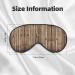 Wood Grain Print Unisex Sleep Eye Mask | Soft Comfort Eye Shade for Travel Yoga & Shift Work - Shop Now - Buy Online on GoSupps.com