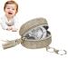 Qiyifang pacifier bag-pacifier holder for diaper bag with closure key holder |Attachment to diaper pockets holds 2 pacifiers or nipple protection