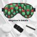Many Small Cactus Art Print Unisex Eye Mask | Soft Comfortable & Light-Blocking | Perfect for Sleep - Buy Online on GoSupps.com