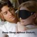 COLIFRSC 3D Sleep Mask for Men and Women - Soft, Breathable, and Adjustable Eye Mask for Travel, Yoga, and Naps - 100% Light Blocking for Ultimate Comfort - Black - Buy Online on GoSupps.com
