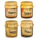 Quinta de Jugais Set of 4 x 280g Jam Jars - Unique Flavours Pumpkin Tomato Pineapple & Coconut Fig & Coconut - No Artificial Ingredients