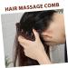Anneome Portable Wooden Massage Comb - Wide Tooth Detangler for Scalp Relief | 10.50x5.50cm Brown - Buy Online on GoSupps.com