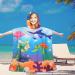 Buy FEBE Hooded Bath Poncho for Kids - Toddler Towel & Bathrobe | Ocean Design | International Shipping - Buy Online on GoSupps.com