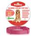 Woyamay calm collar for dogs |Adjustable luminous assembly lord calming collar dog with fear stress |Natural dog collar with pheromones for dogs of all sizes (hot pink) red-1 piece