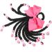 Ponytail Beads and Dreadlocks Fake Braids Color Hair Extensions for Kids Beaded Braided Braids Hair Extensions Kids Ponytail Extension Wig Women's Bow Tie Chemical Fiber Headband As Shown
