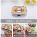 Yoga Sloth Coffee Print Pill Box | 2 Compartment Decorative Medicine Organizer - Portable & Stylish for Pocket or Purse - Buy Online on GoSupps.com