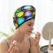 Colorful Easter Eggs Microfiber Hair Towel - Super Absorbent Quick Dry Wrap for Long Curly & Thick Hair - Buy Online on GoSupps.com