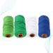 Amosfun 4 Roll Wickelsil Knitting Cord - Natural Cooking Yarn Macrame Accessories & DIY Craft Cotton Cord for Tinkering and Bakery Projects - Buy Online on GoSupps.com