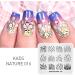 KADS 4pcs Nail Art Stamping Plates - Star & Animal Chinese Style Nature Designs for DIY Nail Art - Buy Online on GoSupps.com