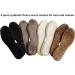 4 Pairs Thick Warm Shoe Inserts for Women - Fleece Shearing Faux Wool Insoles for Winter Boots & Slippers - Size 8 M US/Men's 7 M US - Buy Online on GoSupps.com