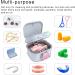 BVN Leakproof Denture Cup Upgraded Carrying Storage Denture Cup for Soaking Dentures Denture Bath Box with Filter Travel Retainer Cleaning Case (White+Pink). - Buy Online on GoSupps.com