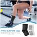 Toddmomy Ankle Socks - 4 Pairs Compression Sports Socks for Adults | Comfortable Foot Care & Mountaineering Socks - Unisex Running & Protective Stocking - Buy Online on GoSupps.com