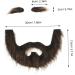 HAPINARY 1 Set Beard Dress up Brown Beard Pirate Cosplay Prop Grey Santa Claus Beard Gnome Beard Plush - Buy Online on GoSupps.com