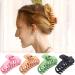 Tocess Large Hair Claw Clips for Women - Strong Hold 4.33 Inch Matte Clips (4 Pcs) - Ideal for Thin, Thick, Curly Hair - Black, Khaki, Pink, Green - Buy Online on GoSupps.com