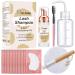 MULAFEE Lash Shampoo for Eyelash Extension Lash Extension Cleanser Lash Shampoo Kit 60 ML+Rinse Bottle+Cleansing Brush+Mascara Wand+Reusable Cleaning Pad & Under Eye Pads for Salon Use and Home Care