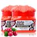 Alpha Arbutin Sugar Body Scrub AHA + BHA Anti-Acne Anti-Wrinkle Nourishing and Moisturizing Formula 18 Oz (2) 12.35 Ounce (Pack of 1)