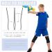 Kids Knee Brace Support - 2 Pairs Patella Compression Sleeves for Boys & Girls | Volleyball, Basketball, Gymnastics | Blue & Black - Buy Online on GoSupps.com
