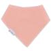 Dotty Fish Baby Bandana Bibs. Drool Bibs. Super Absorbent Teething Bibs for Girls Boys Unisex. Organic Cotton Bibs. One Size Peachy Pink