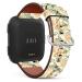 Compatible with Fitbit Versa 2 / Versa / Versa Lite / Versa SE Patterned Leather Replacement Band Flying insects bugs butterflies dragonfly moth ladybug bees-2