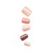 KISS Impress Press-On Manicure - Before Sunset - Short Square Nails with PureFit Technology | Includes Prep Pad Mini File Cuticle Stick & 30 Fake Nails in Nude Brown Coral - Buy Online on GoSupps.com