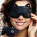 Buy Cordless Heated Eye Mask for Women | USB Rechargeable Sleep Eye Pad - Warm Compress for Dry Eyes & Stye Relief | Portable Electric Gift (Black - Buy Online on GoSupps.com