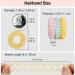 JessLab Spiral Hair Ties 20 Pcs - No Crease Traceless Hair Tie Set | Plastic Coil Ponytail Holders for Women & Girls - White Line - Buy Online on GoSupps.com