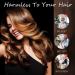 Headband Heatless Hair Curler - Pink Silk Curling Ribbon Rods with Hair Claw Clip - Buy Online on GoSupps.com