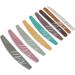9 Piece Nail File Set Different Shape Professional Manicure Tools Washable Nail Buffer Set for Acrylic Nails - Buy Online on GoSupps.com