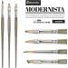 Escoda Modernista 1482 Synthetic Mongoose Round & Angle Brush Set - Sizes 6 & 24 - Buy Online on GoSupps.com