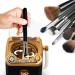 Mini Automatic Makeup Brush Cleaner - Black and Golden Brush Washing Machine for Women and Girls - Buy Online on GoSupps.com
