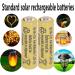 1.2V AA 800mAh Ni-CD Rechargeable Batteries for Solar & Fairy Lights - 12 Pack - Buy Online on GoSupps.com