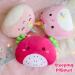Dragon Fruit Cow Plush Pillow - Round Stuffed Animal Cushion for Kids, Room Decoration & Gifts - Buy Online on GoSupps.com