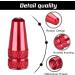 Bike Presta Valve Caps - Aluminum Alloy Dust Covers for Presta/French Valves, 5-Pack Red - Buy Online on GoSupps.com