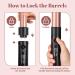 5-in-1 Curling Iron Set - Dual Voltage Interchangeable Curling Wand with 3 Barrel Crimper & 4 Curling Irons - LED Temp Control for All Hair Types - Includes Glove & Clips - Buy Online on GoSupps.com
