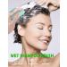 Sivlki Scalp Massage Brush - Silicone Shampoo Brush for Dandruff Removal & Hair Growth - Pine Green - Buy Online on GoSupps.com