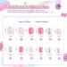SAVILAND 168Pcs Press on Nails - Kids Nail Art | Glitter Gradient Stick on Nails for Girls Ages 8-12 | Short Acrylic Tips in Blue Pink White Silver - Buy Online on GoSupps.com
