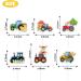 Colorful Farm Tractor Cupcake Toppers Tractor Themed Happy Birthday Dessert Toppers - Barnyard Cartoon Cupcake Decor - Baby Shower Party Decoration - Buy Online on GoSupps.com
